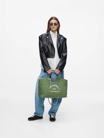 Karl Lagerfeld Nákupní taška 'Rue ST-Guillaume' – zelená