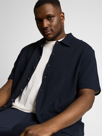 Coupe regular Chemise TOM TAILOR Men + en bleu