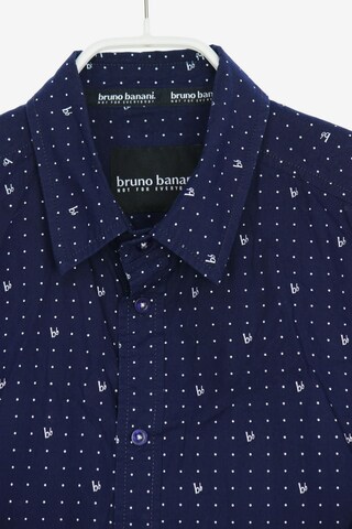 BRUNO BANANI Button Up Shirt in M in Blue