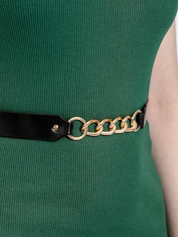 Haute Cuir Gürtel 'Chained'‌‌‌‌ in Schwarz