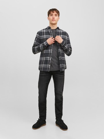 JACK & JONES Regular fit Overhemd 'Brook' in Zwart