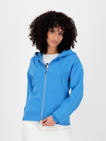 Alife and Kickin Zip-Up Hoodie 'Rana' in Blue: front