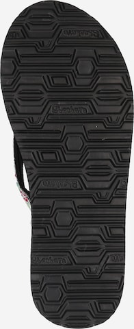 Flip-flops 'Meditation garden bliss' de la SKECHERS pe negru