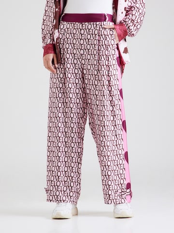 Loosefit Pantalon 'Love' miss goodlife en rose