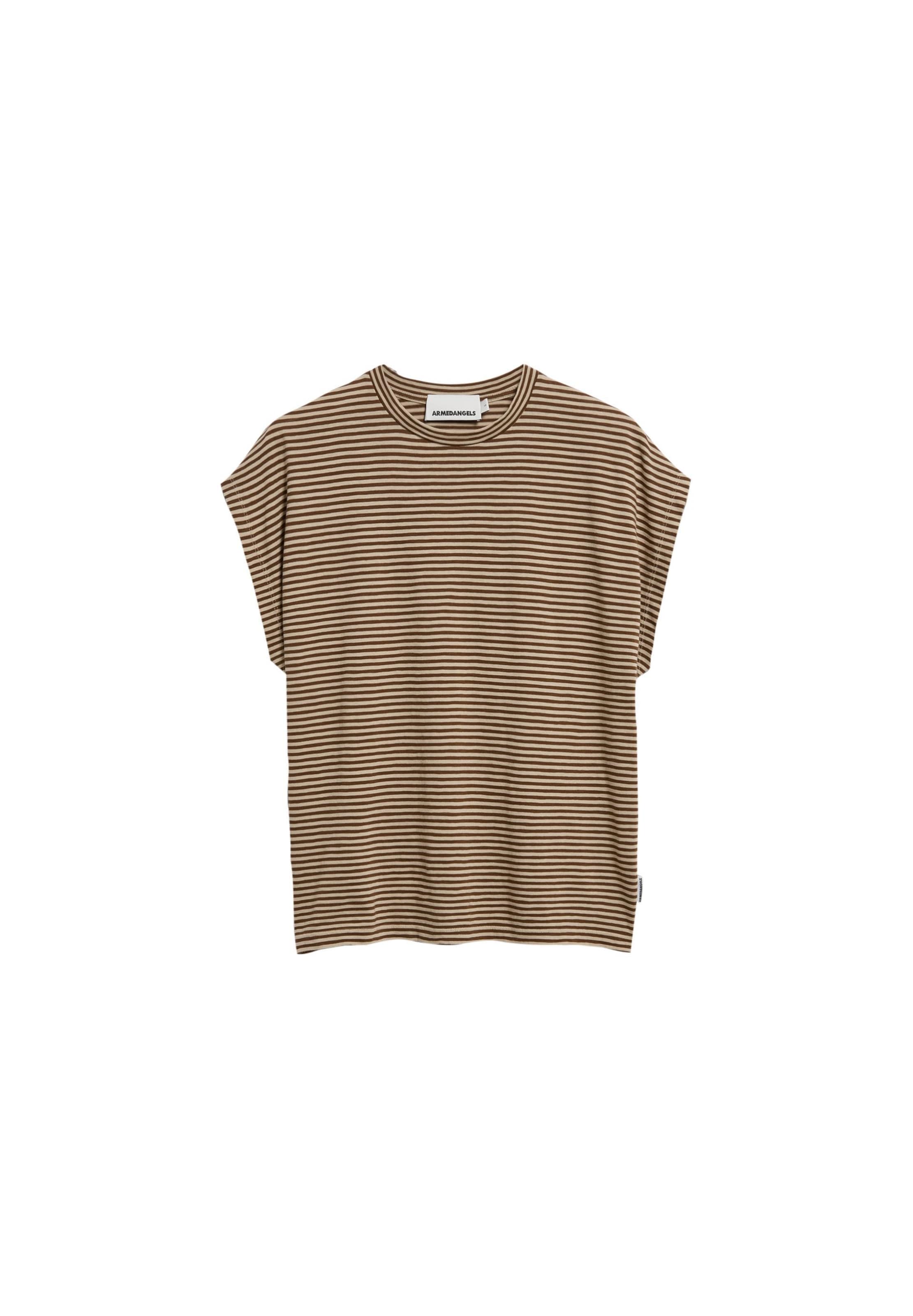 ARMEDANGELS T-Shirt SLUB JERSEY STRIPE in Mischfarben: Vorderseite