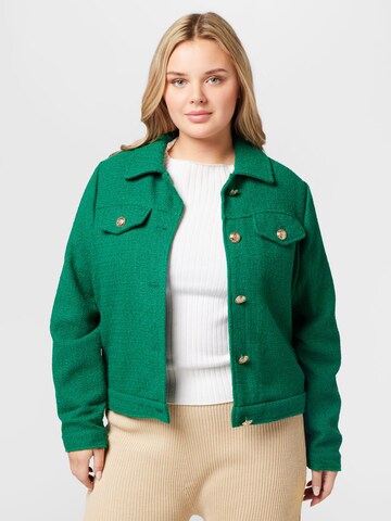 ONLY Curve Between-Season Jacket 'SYLVIE' in Green: front