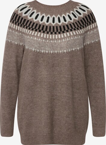 Ulla Popken Pullover i brun: forside