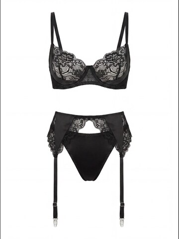 SpaLeXLine Balconette Underwear Sets 'SX1051' in Black