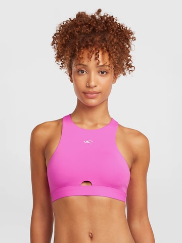 O'NEILL T-shirt Bikinitop in Roze: voorkant