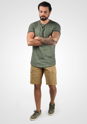 BLEND Regular Cargoshorts 'Barni' in Beige