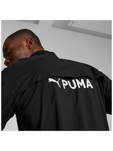 Giacca sportiva 'Puma Zip-up Tracksuit Jacket Fit Woven' di PUMA in nero
