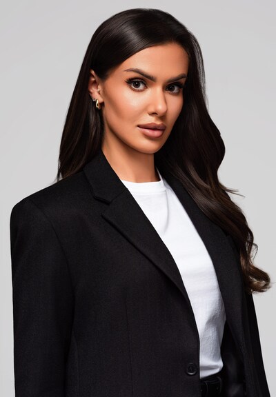 Ombre Blazers in de kleur Zwart, Productweergave