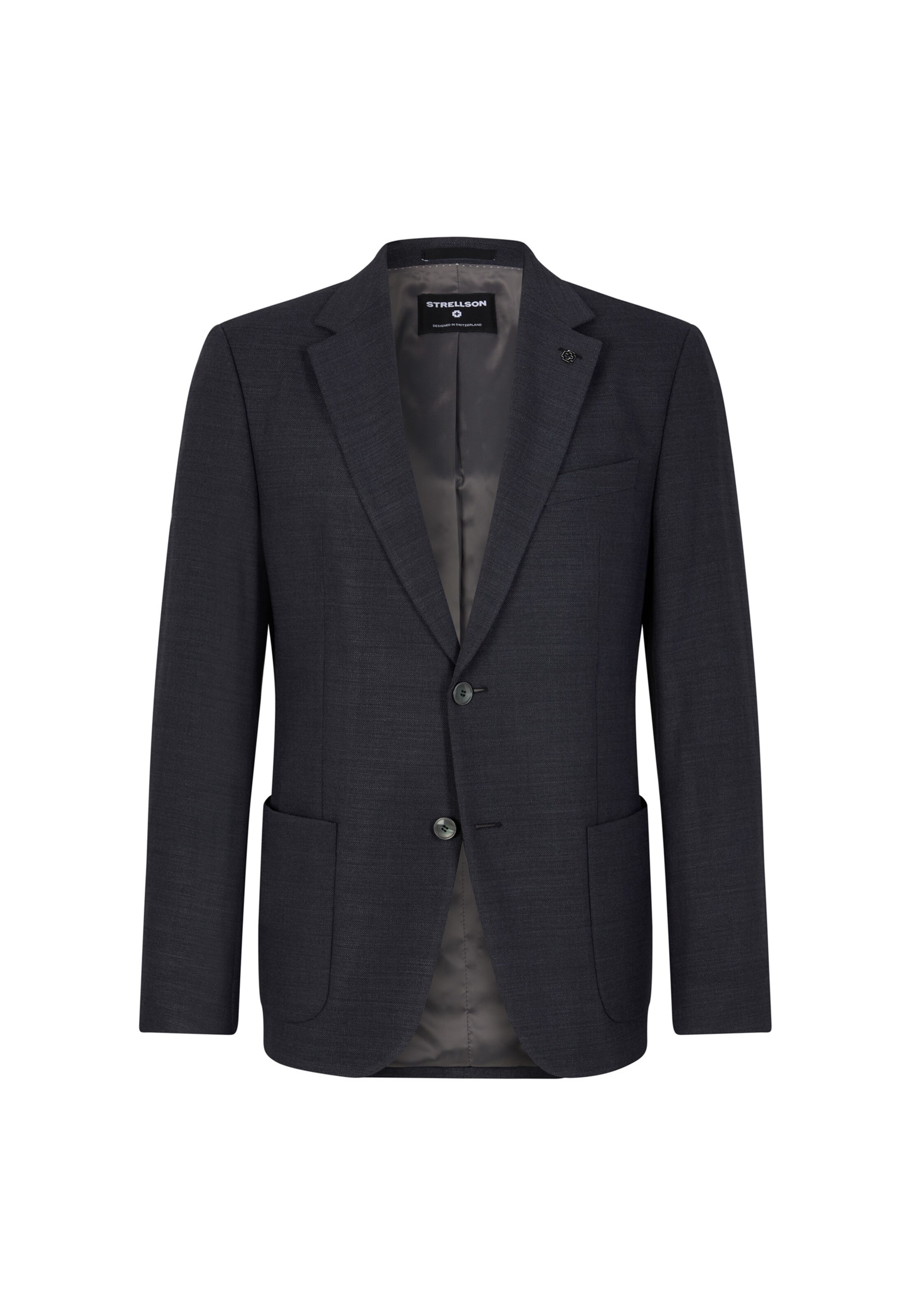 STRELLSON Slim fit Business-colbert 'Arndt' in Zwart: voorkant