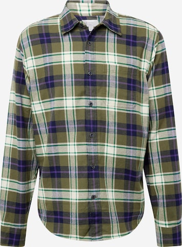 GAP - Ajuste regular Camisa en verde: frente