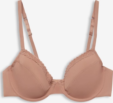 ESPRIT T-shirt Bra in Beige: front