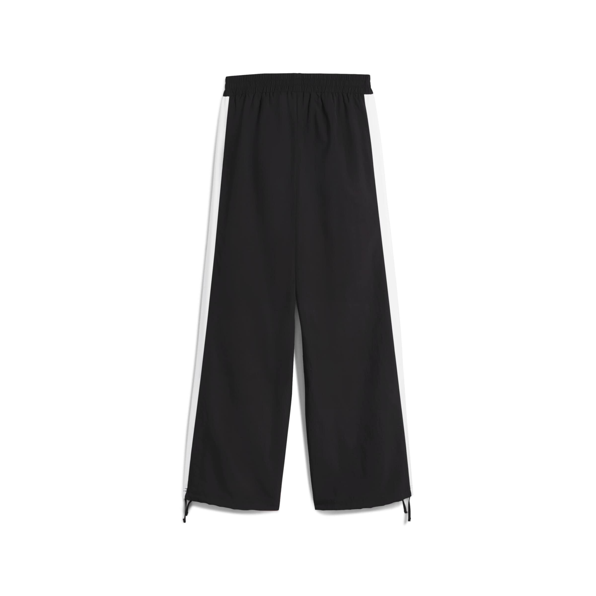 PUMA Wide leg Broek 'T7' in Zwart