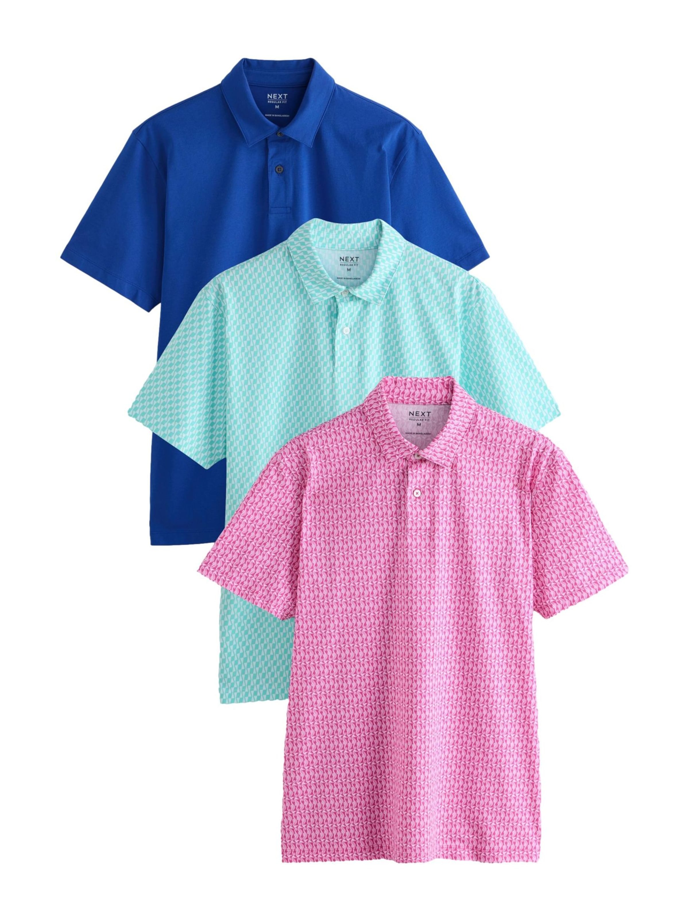 Next Shirt in Blue: front