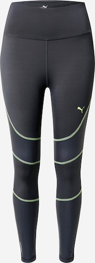 Sportinės kelnės 'Winter Pearl' iš PUMA, spalva – antracito spalva / neoninė žalia, Prekių apžvalga