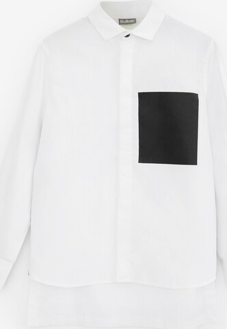 Gulliver Regular fit Button Up Shirt in White: front