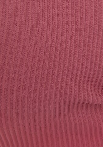 SUNSEEKER - Triangular Top de biquíni em rosa