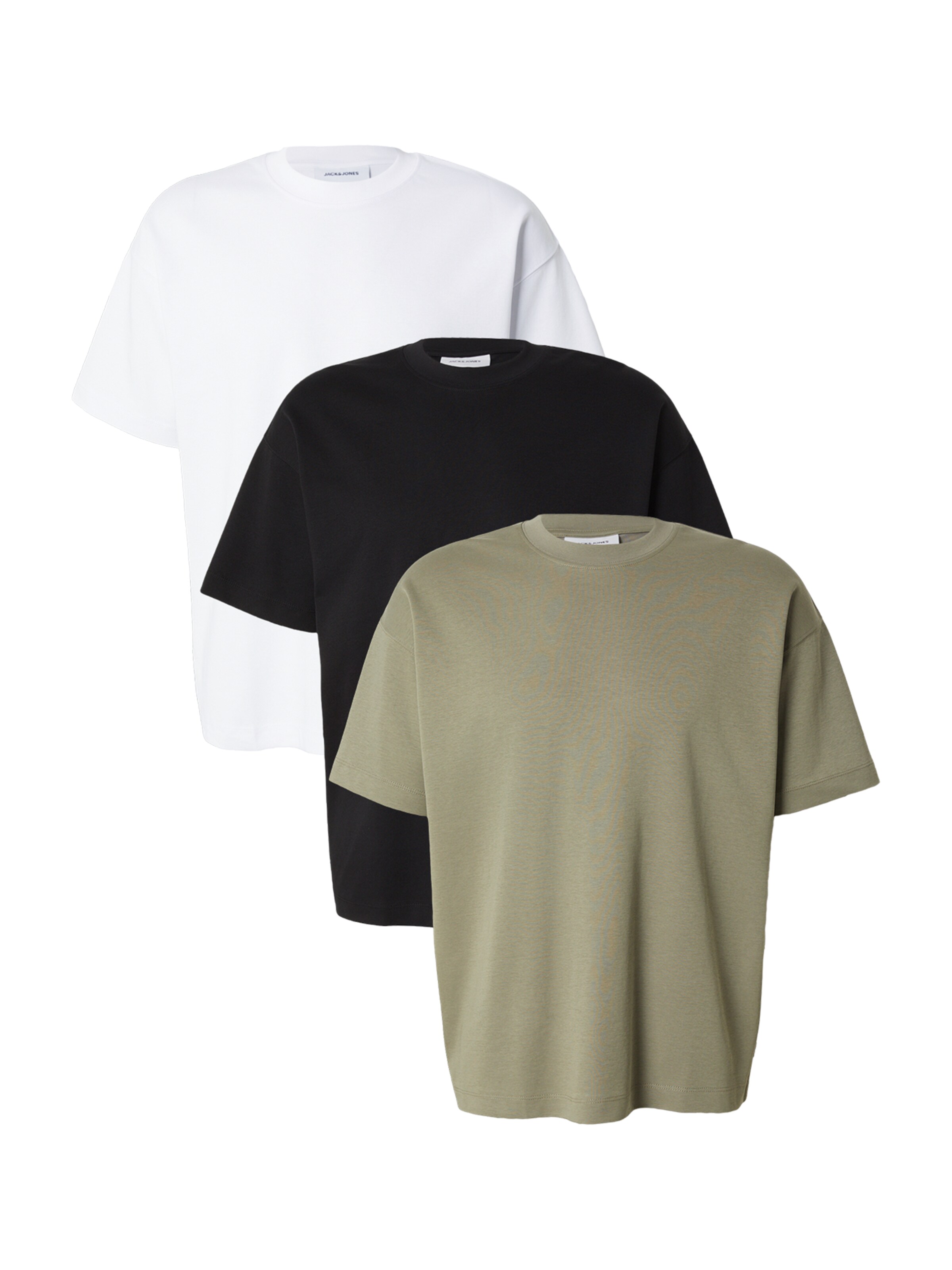 JACK & JONES T-Shirt 'JJEBARRON' in Grün: Vorderseite
