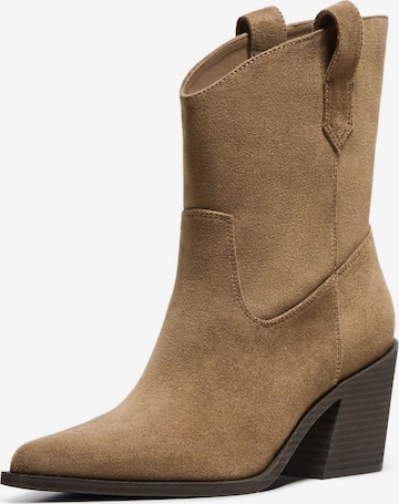 Bershka Cowboy saappaat värissä beige: etupuoli