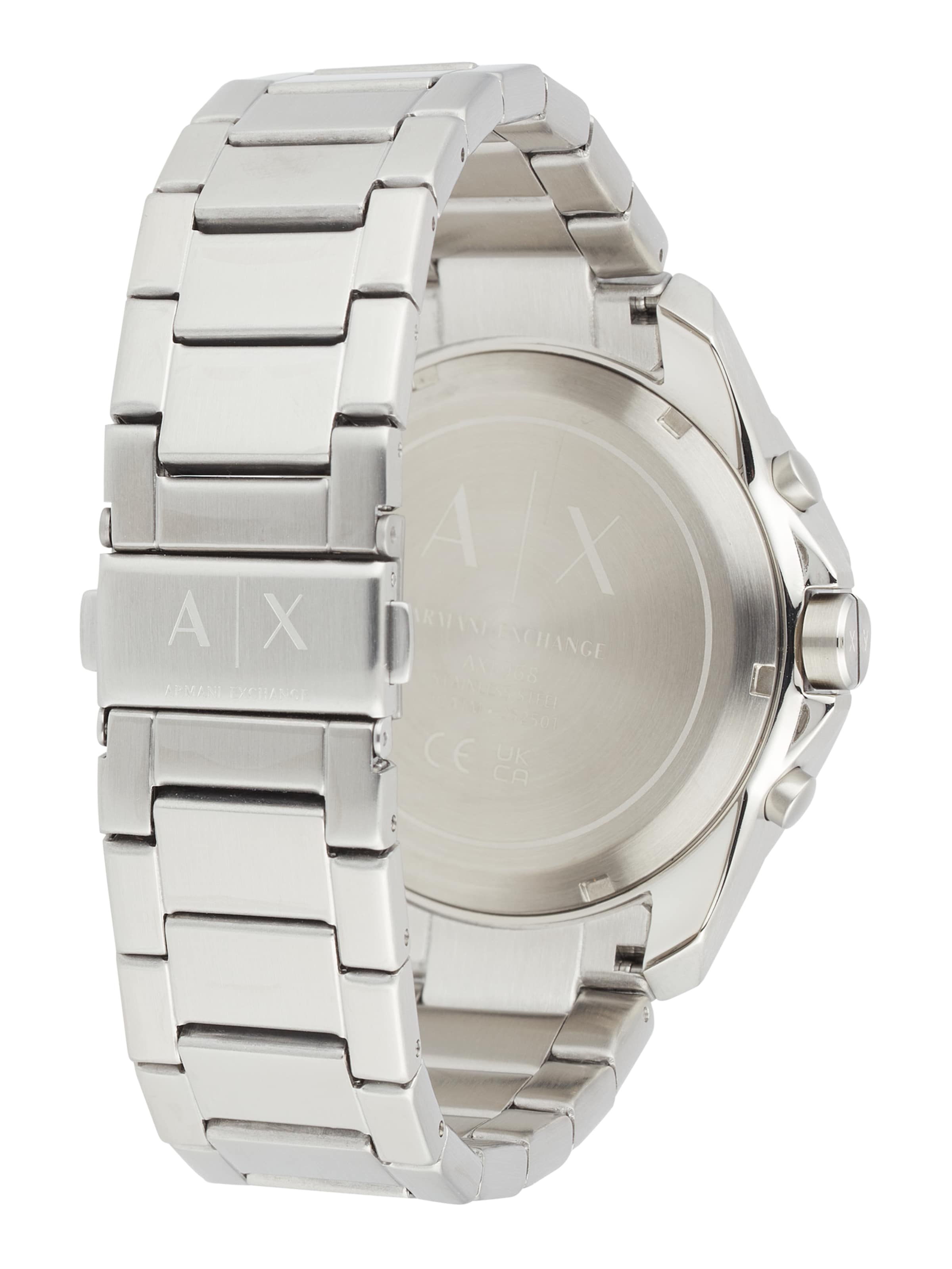 ARMANI EXCHANGE Zegarek analogowy w kolorze srebrny