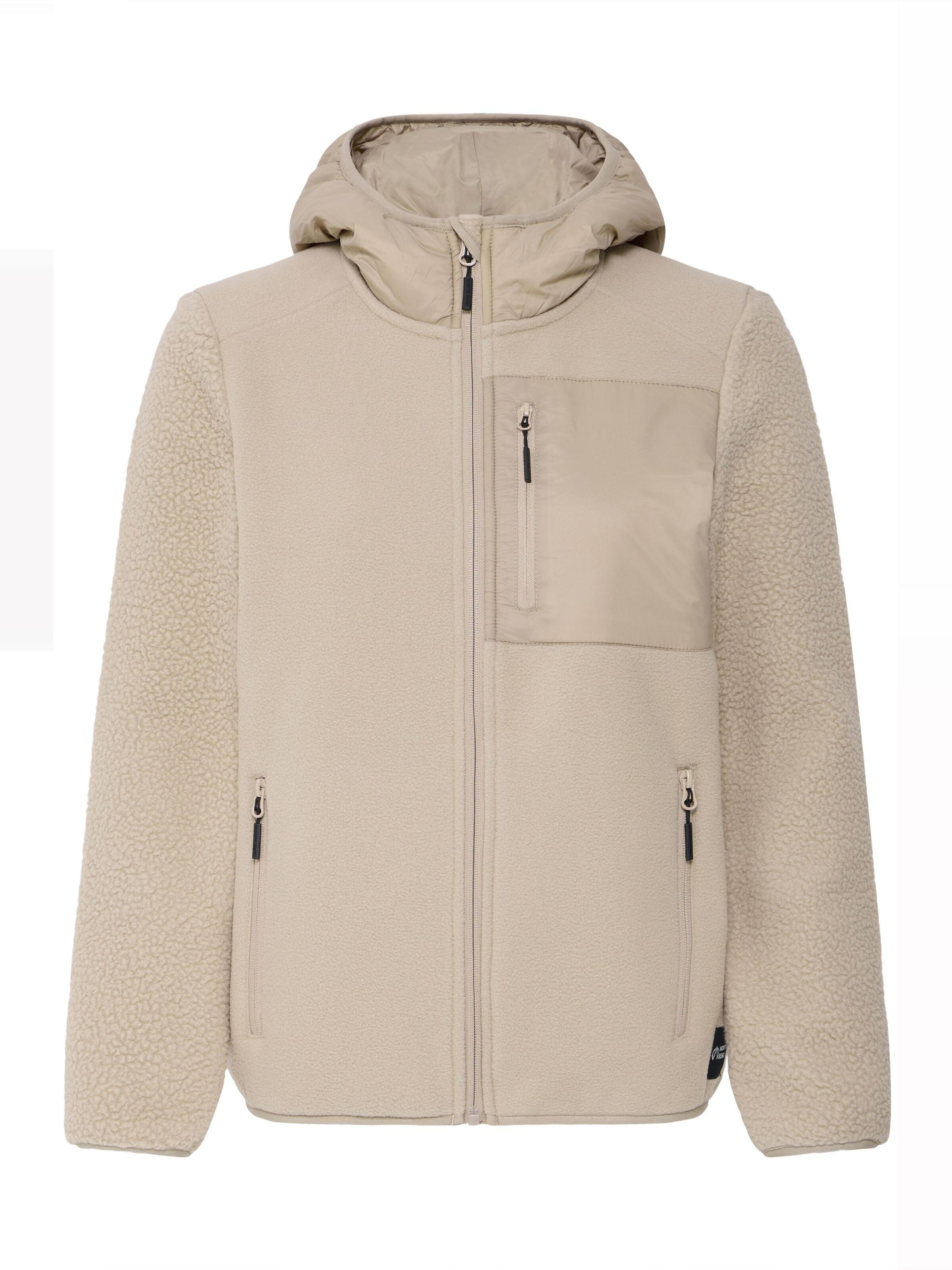 Veste en polaire ' NBMattea W ' North Bend en beige : devant