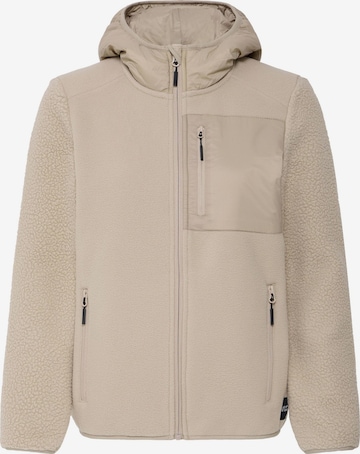 Veste en polaire ' NBMattea W ' North Bend en beige : devant