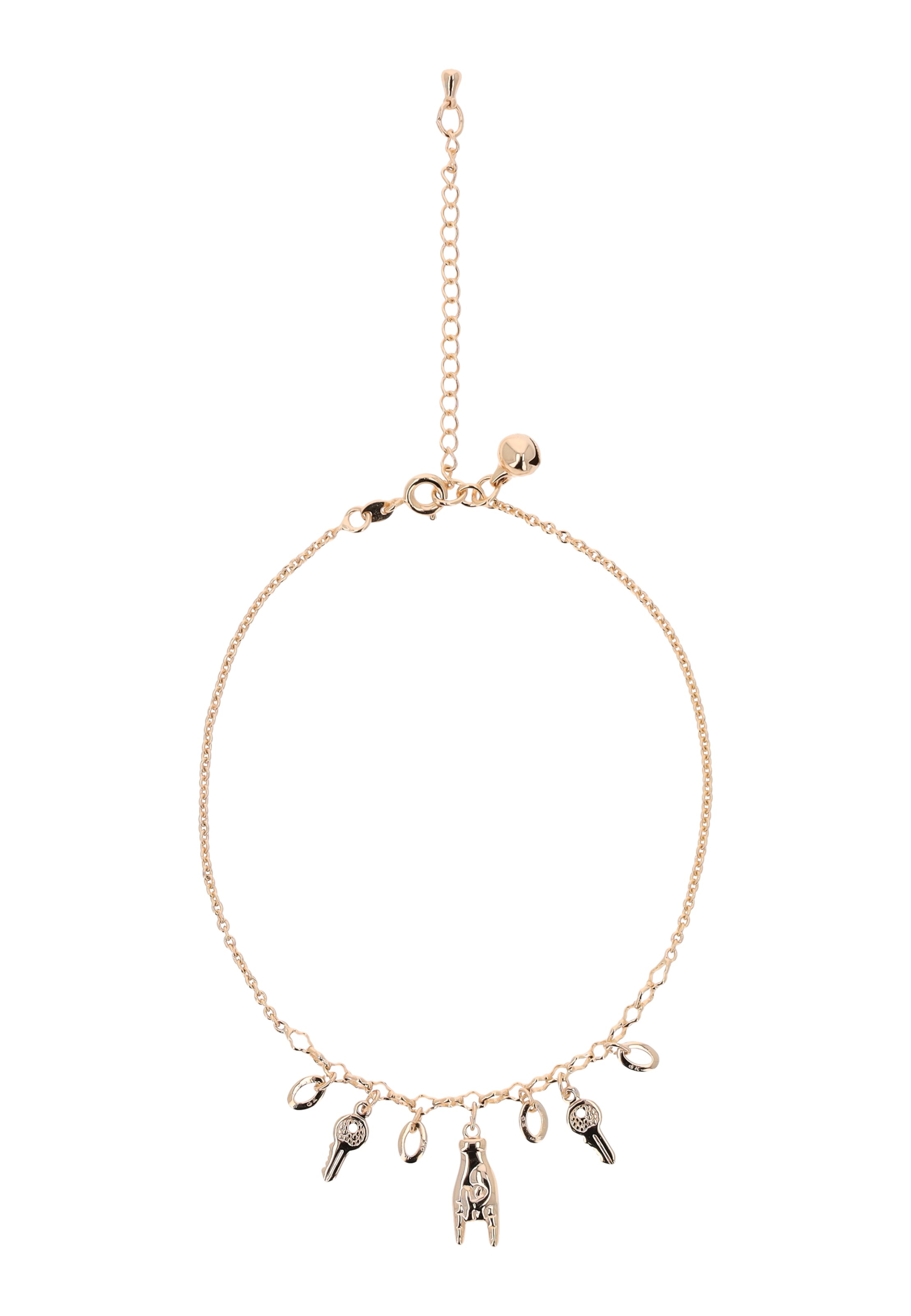 Bijoux de pied IZIA en or : devant