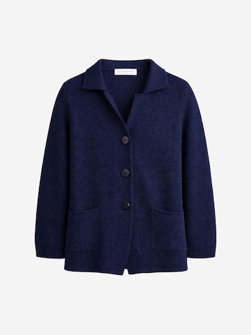 Il Lanificio Knit Cardigan in Blue: front