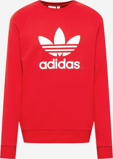ADIDAS ORIGINALS Sweatshirt in Red / White, Item view