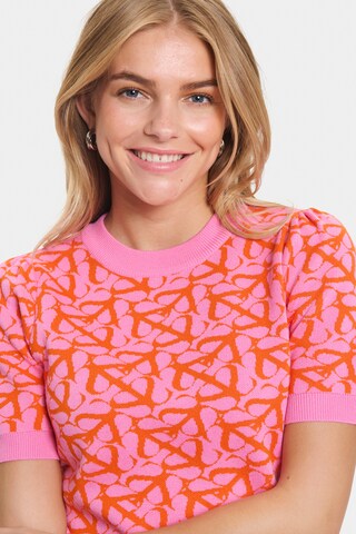 SAINT TROPEZ Sweter w kolorze różowy