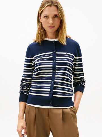 TOMMY HILFIGER Вязаная кофта в Синий: спереди