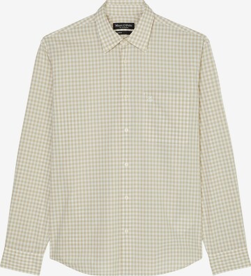 Marc O'Polo Regular fit Button Up Shirt in Beige: front