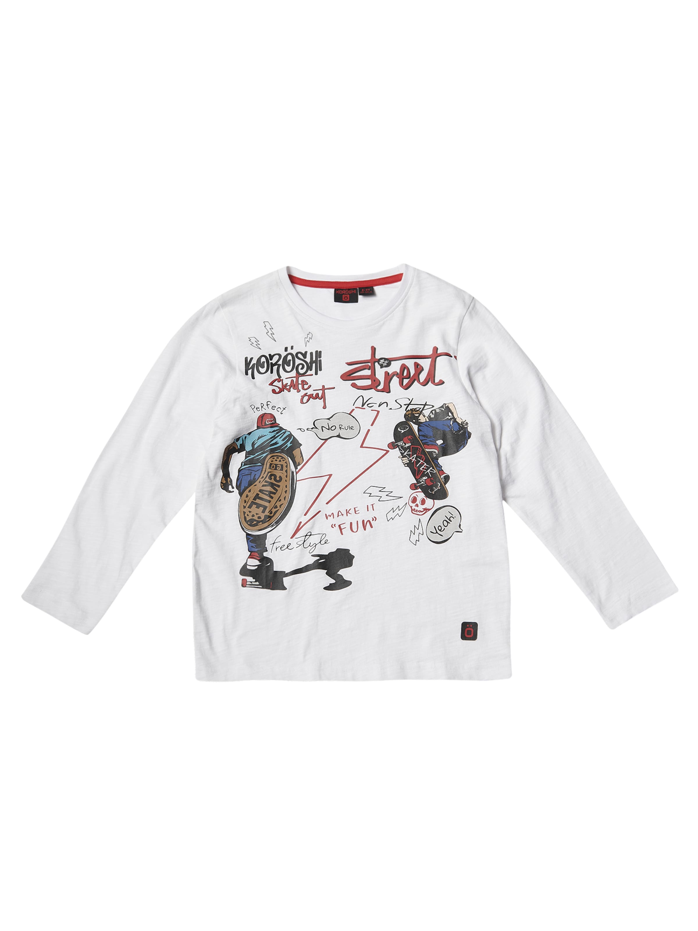 KOROSHIMajica - bijela boja: prednji dio