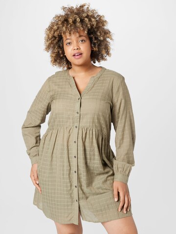 KAFFE CURVE Tunic 'Elia' in Green: front