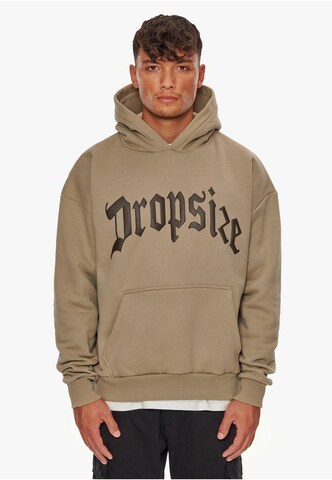 Dropsize Sweatshirt i beige: framsida