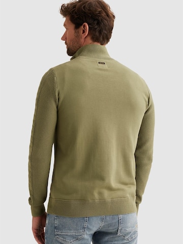 PME Legend - Jersey 'Pullover with half zipper' en verde
