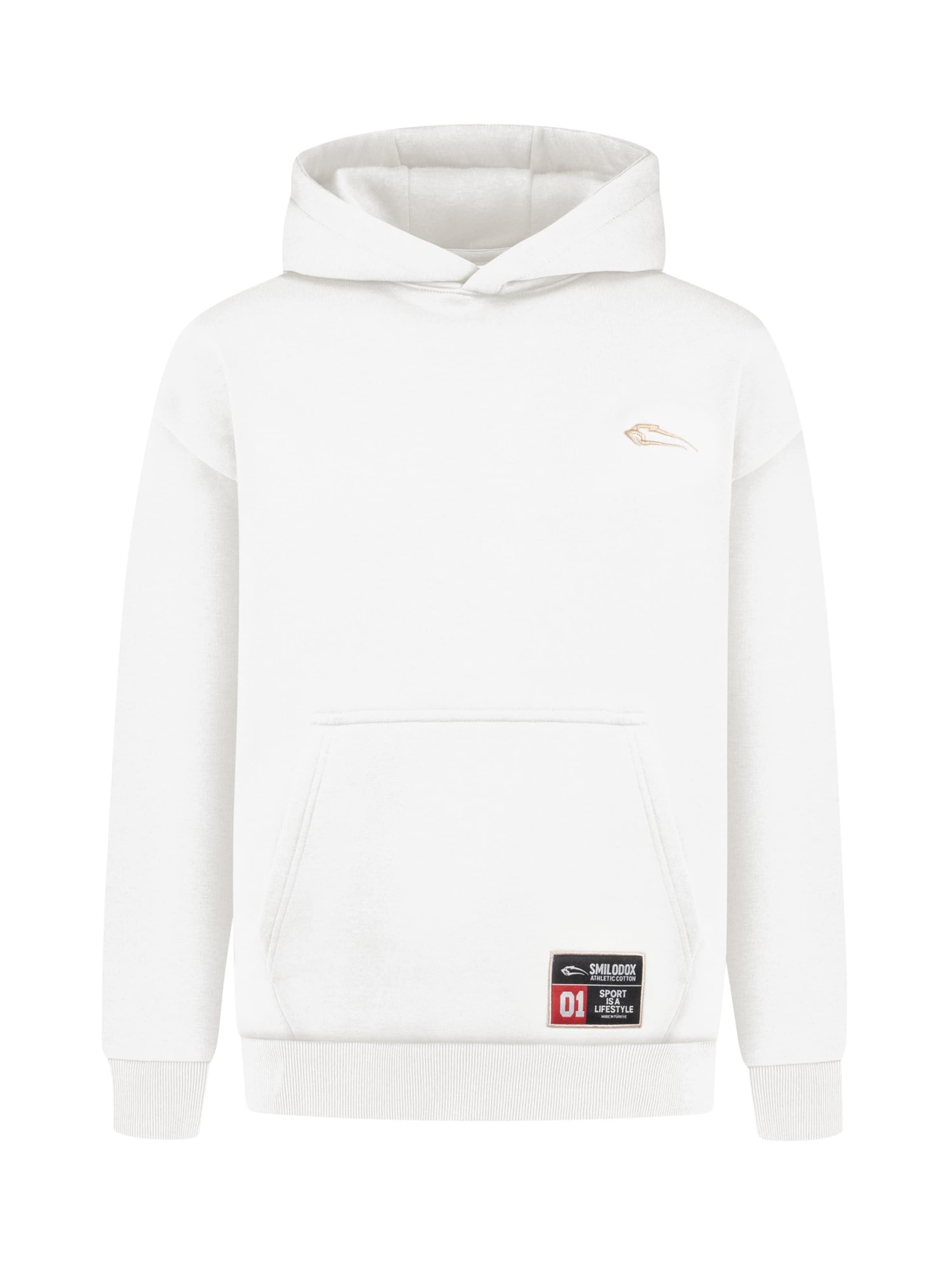 Smilodox Hoodie Rayk Casual Comfort in Beige: Vorderseite