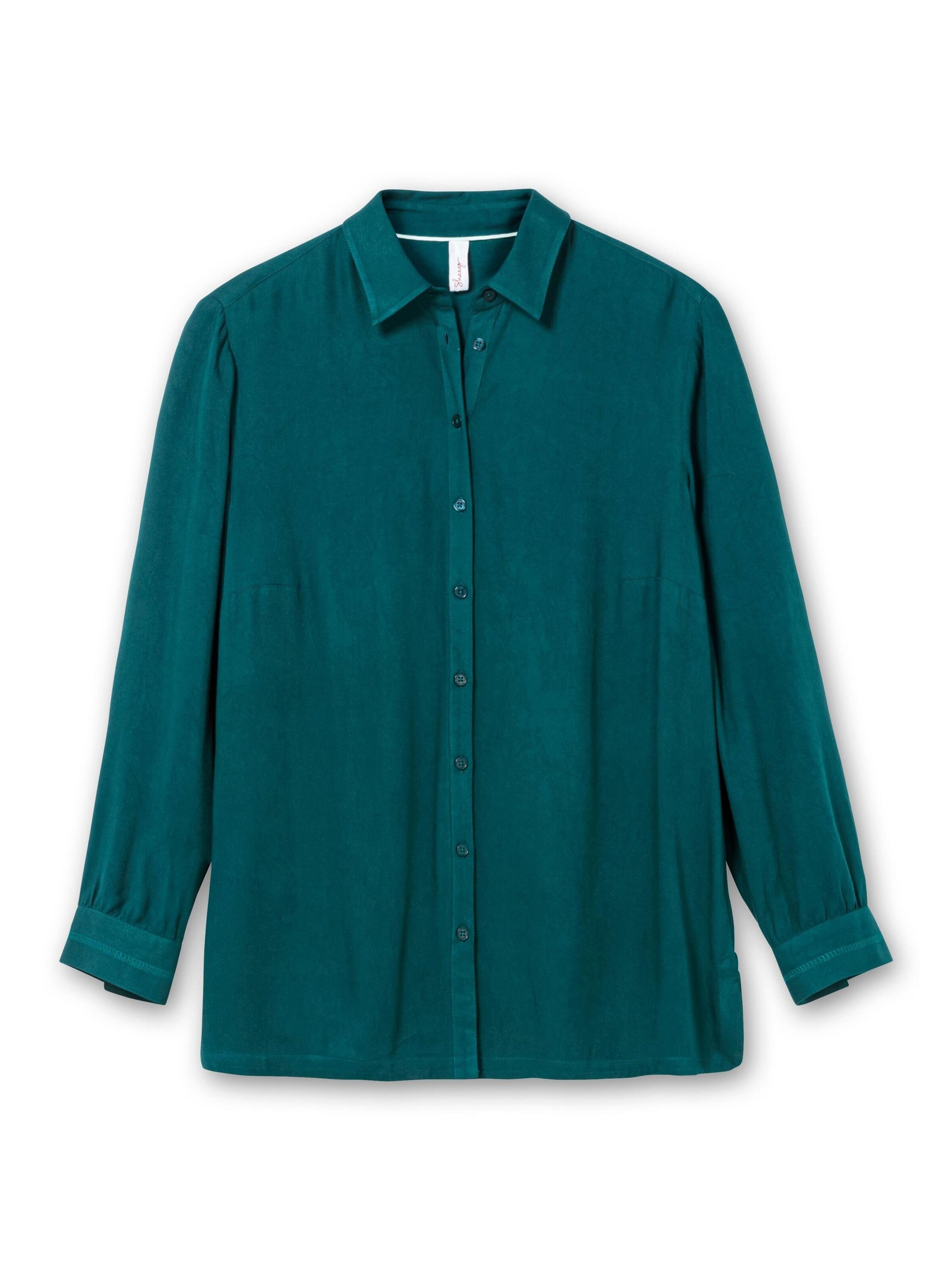 SHEEGO - Blusa en verde: frente