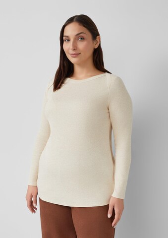s.Oliver Red Label Plus Shirt in Beige