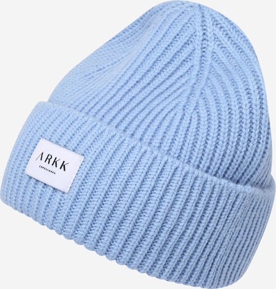 ARKK Copenhagen Bonnet 'Classic' en bleu clair / noir / blanc cassé, Vue avec produit