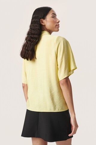 SOAKED IN LUXURY Blouse 'Leodora Stefani' in Yellow