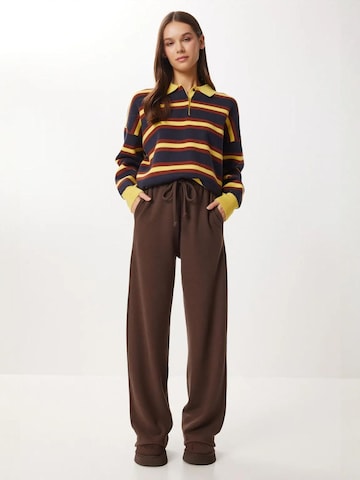 Wide leg Pantaloni 'Hose' di Happiness İstanbul in marrone