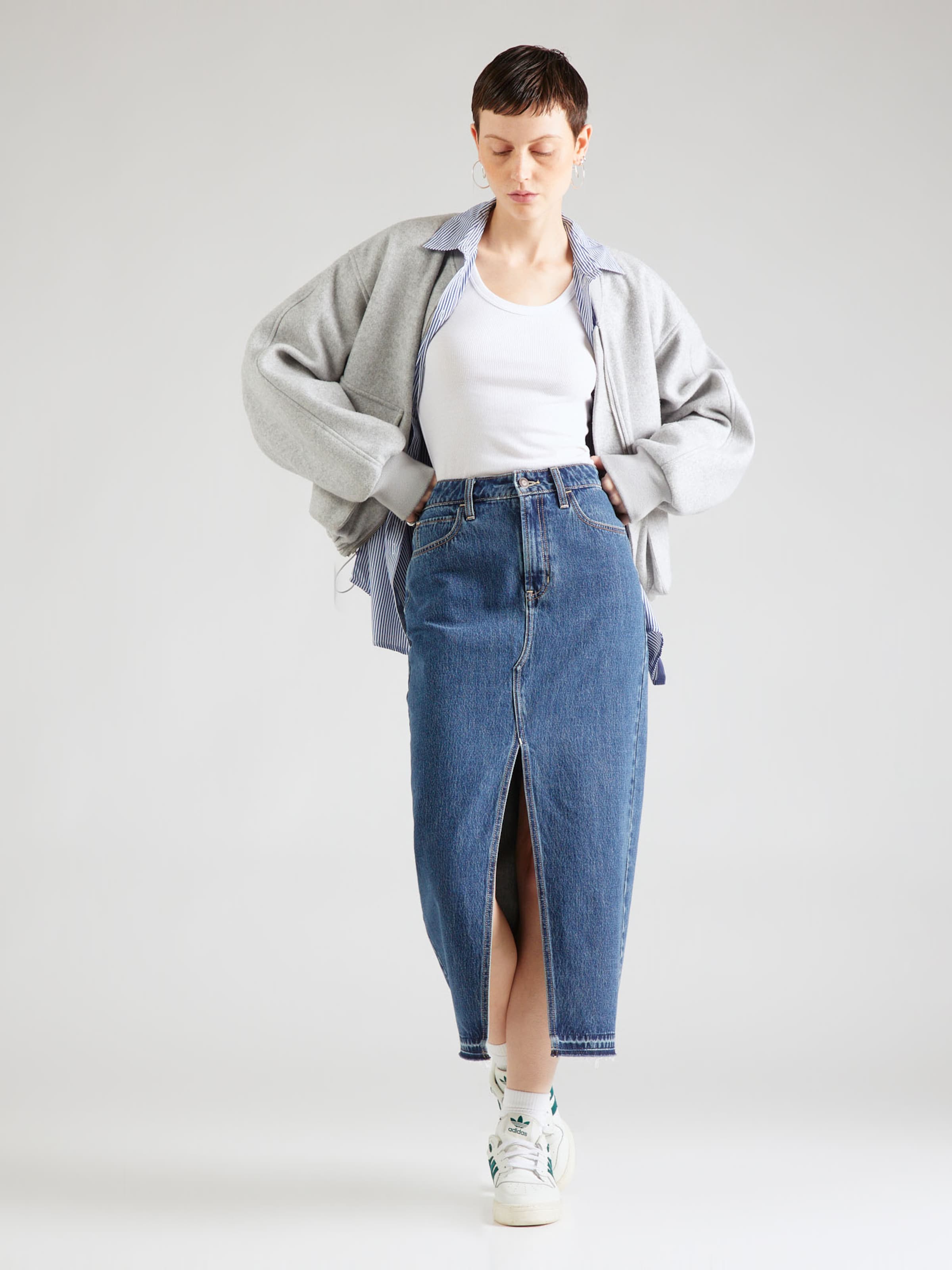 HOLLISTER Skirt in Blue Denim ABOUT YOU