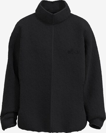 elho Fleece jas 'Kaprun 89' in Zwart: voorkant