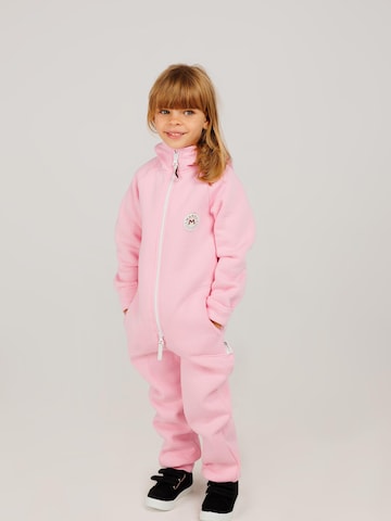 MANUL Overall 'Flamingo by MANUL - Basic' in Pink: Vorderseite