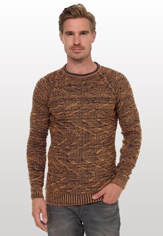 Rusty Neal Pullover in Braun: predná strana