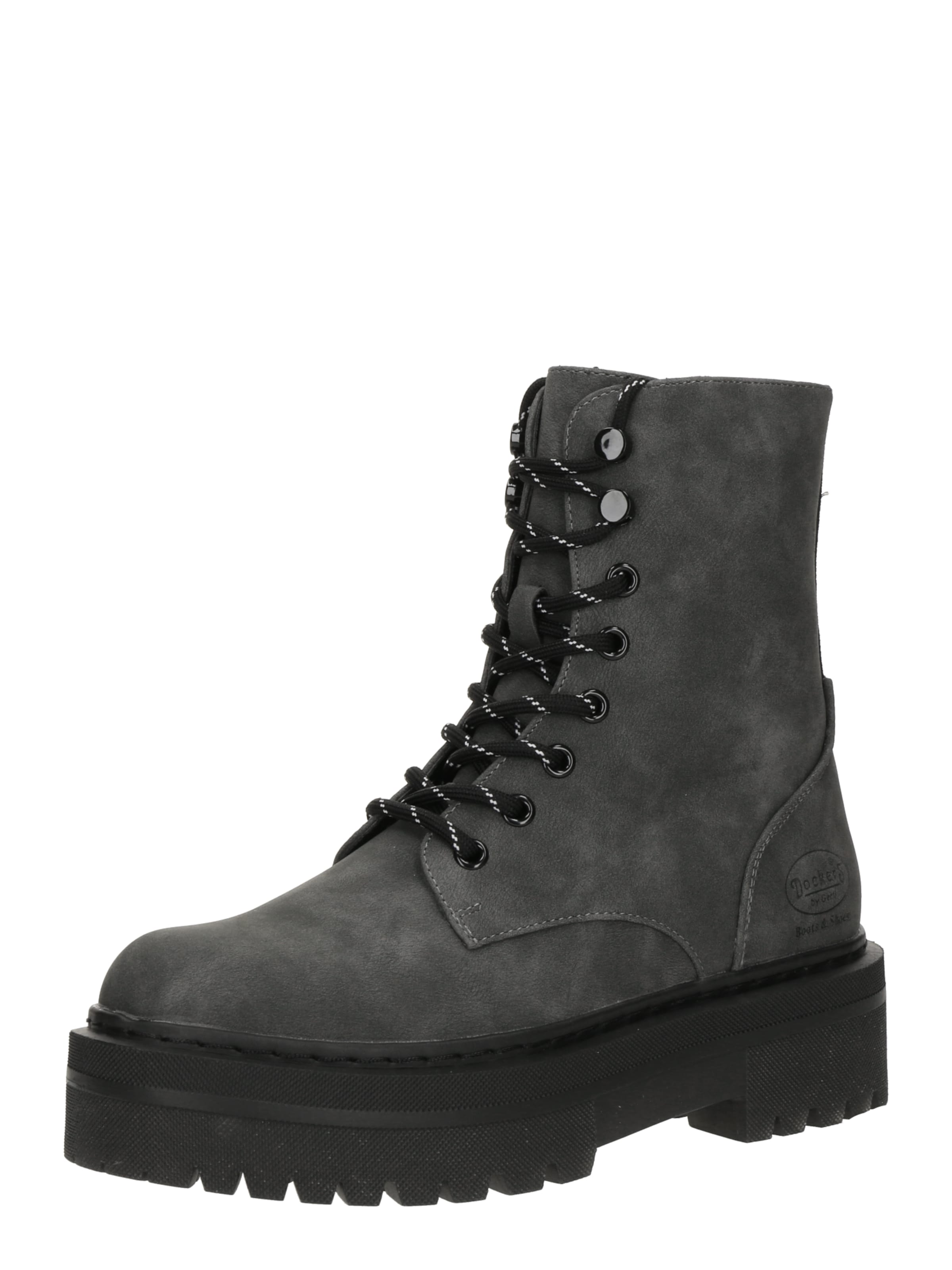 Dockers by Gerli Μποτάκι με κορδόνια σε γκρι: μπροστά